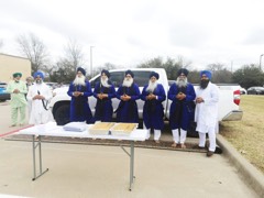 Sangat during Nishan Sahib Sewa